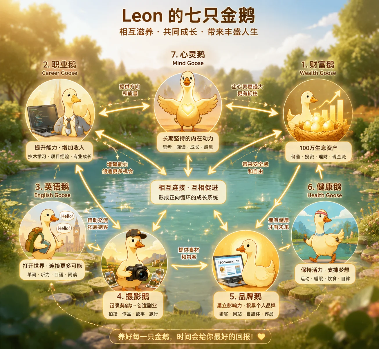 Leon 的七只金鹅